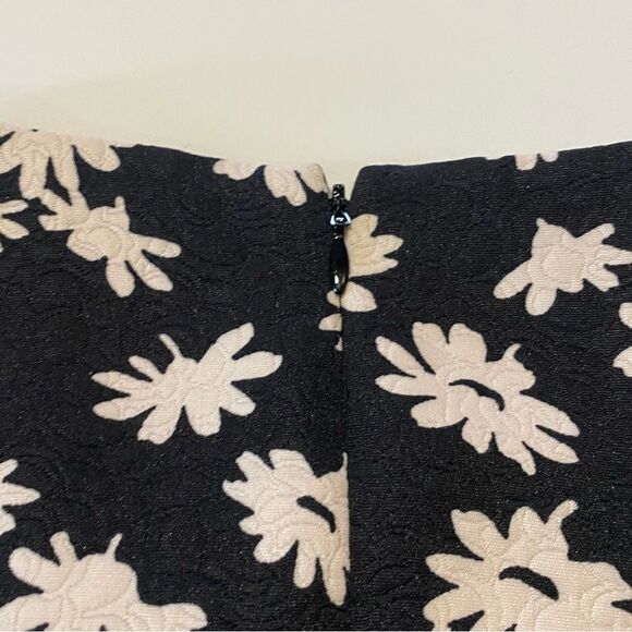 AnnTaylor Petite Black & White Floral Sheath Dress Women's Size 6P - Picture 12 of 16